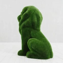 Sitzende Löwenskulptur - Topiary - GFK & Kunstrasen - Ahadi -Outlet GARTENTRAUM Store sitzende loewenskulptur topiary gfk kunstrasen ahadi5