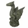 Sitzende Steinguss Drachen Figur Für Den Garten - Wahyu -Outlet GARTENTRAUM Store sitzende steinguss drachen figur fuer den garten wahyu