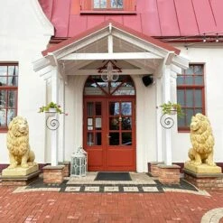 Sitzender Steinguss Löwe Für Den Garten Oder Hauseingang - Nach Links Blickend - Oreste 9 Sitzender Steinguss Löwe Für Den Garten Oder Hauseingang - Nach Links Blickend - Oreste -Outlet GARTENTRAUM Store sitzender steinguss loewe fuer den garten oder hauseingang nach links blickend oreste3