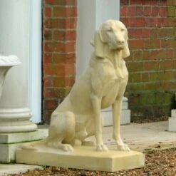 Skulptur Jagdhund Für Den Garten - Piet