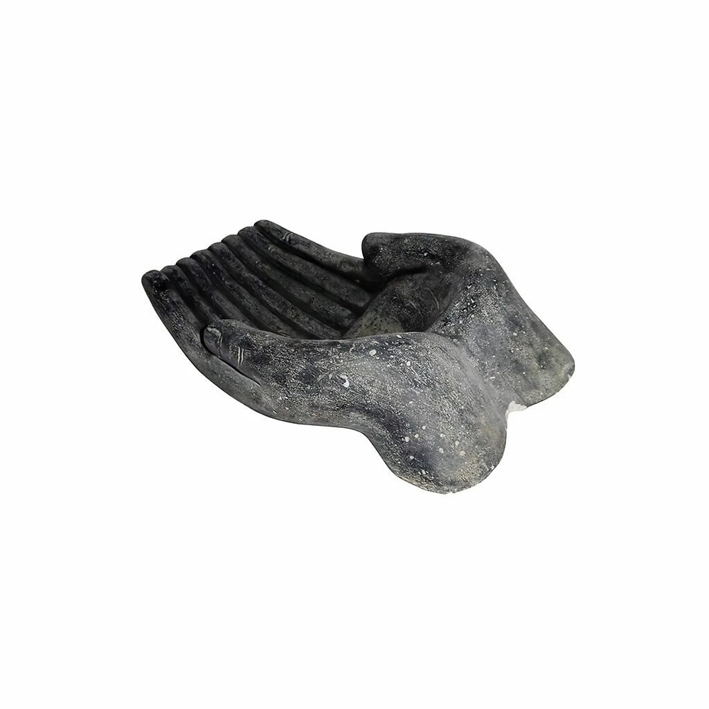 Skulptur Mit 2 Händen Aus Steinguss Als Schale Für Den Garten - Cheria 3 Skulptur Mit 2 Händen Aus Steinguss Als Schale Für Den Garten - Cheria
