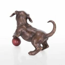 Spielender Hundewelpe Aus Bronze - Wetterfest - Welpe Mit Ball 8 Spielender Hundewelpe Aus Bronze - Wetterfest - Welpe Mit Ball -Outlet GARTENTRAUM Store spielender hundewelpe aus bronze wetterfest welpe mit ball3