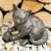 Spielendes Kätzchen Als Bronzefigur - Jungkatze 1 Spielendes Kätzchen Als Bronzefigur - Jungkatze -Outlet GARTENTRAUM Store spielendes kaetzchen als bronzefigur jungkatze