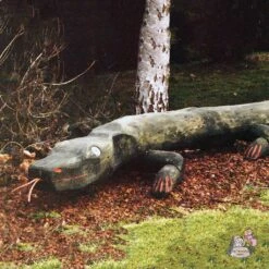 Stabile Waran Holzfigur Zum Sitzen Oder Balancieren Für Kinder - Waran Wawa