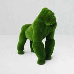 Stattlicher Topiary Gorilla - Lebesgroße Gartenplastik - Premo 8 Stattlicher Topiary Gorilla - Lebesgroße Gartenplastik - Premo -Outlet GARTENTRAUM Store stattlicher topiary gorilla lebesgrosse gartenplastik premo3