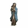 Stehende Maria Mit Blauem Umhang Als Bronzegussstatue - Mater Pieta 1 Stehende Maria Mit Blauem Umhang Als Bronzegussstatue - Mater Pieta -Outlet GARTENTRAUM Store stehende maria mit blauem umhang als bronzegussstatue mater pieta