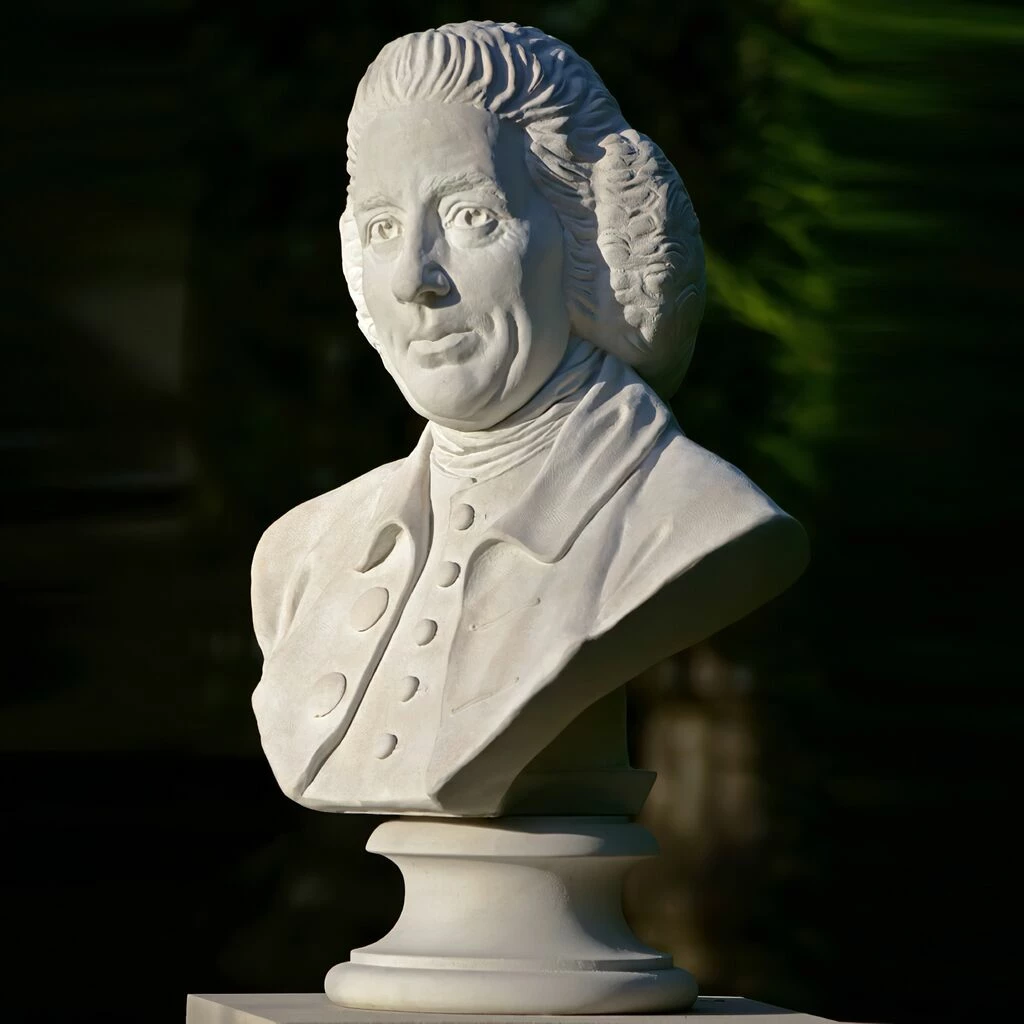 Stein Büste Lancelot 'Capability' Brown - Lancelot Brown 3 Stein Büste Lancelot 'Capability' Brown - Lancelot Brown