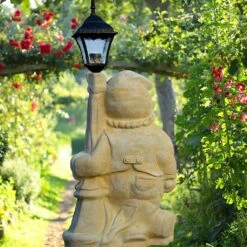 Stein Gartenzwerg Groß Mit Laterne - Rudolphus -Outlet GARTENTRAUM Store stein gartenzwerg gross mit laterne rudolphus3