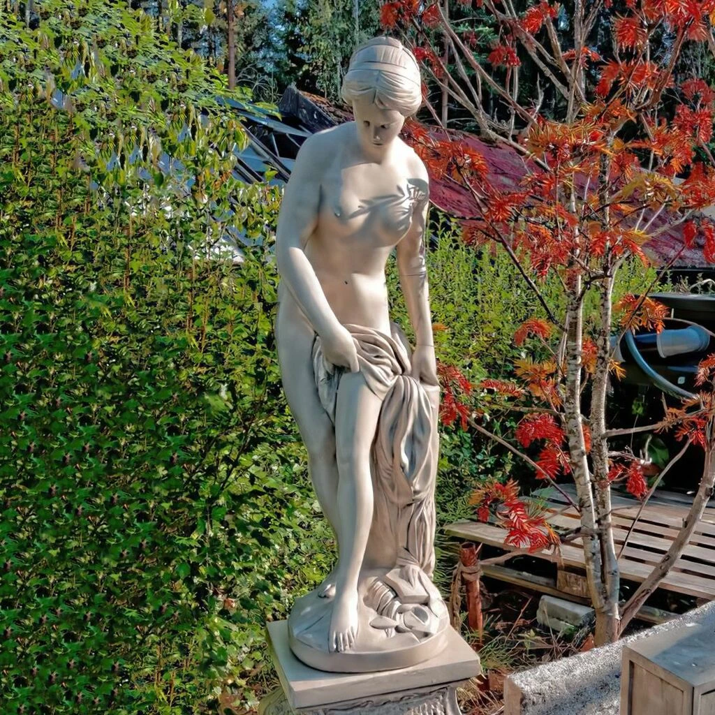 Steinguss Aktfigur - Reizvolle Frauenskulptur Für Den Garten - Alisa 3 Steinguss Aktfigur - Reizvolle Frauenskulptur Für Den Garten - Alisa