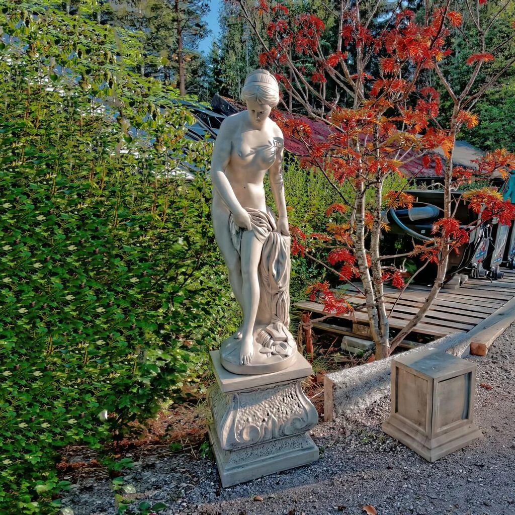Steinguss Aktfigur - Reizvolle Frauenskulptur Für Den Garten - Alisa 4 Steinguss Aktfigur - Reizvolle Frauenskulptur Für Den Garten - Alisa – Bild 2