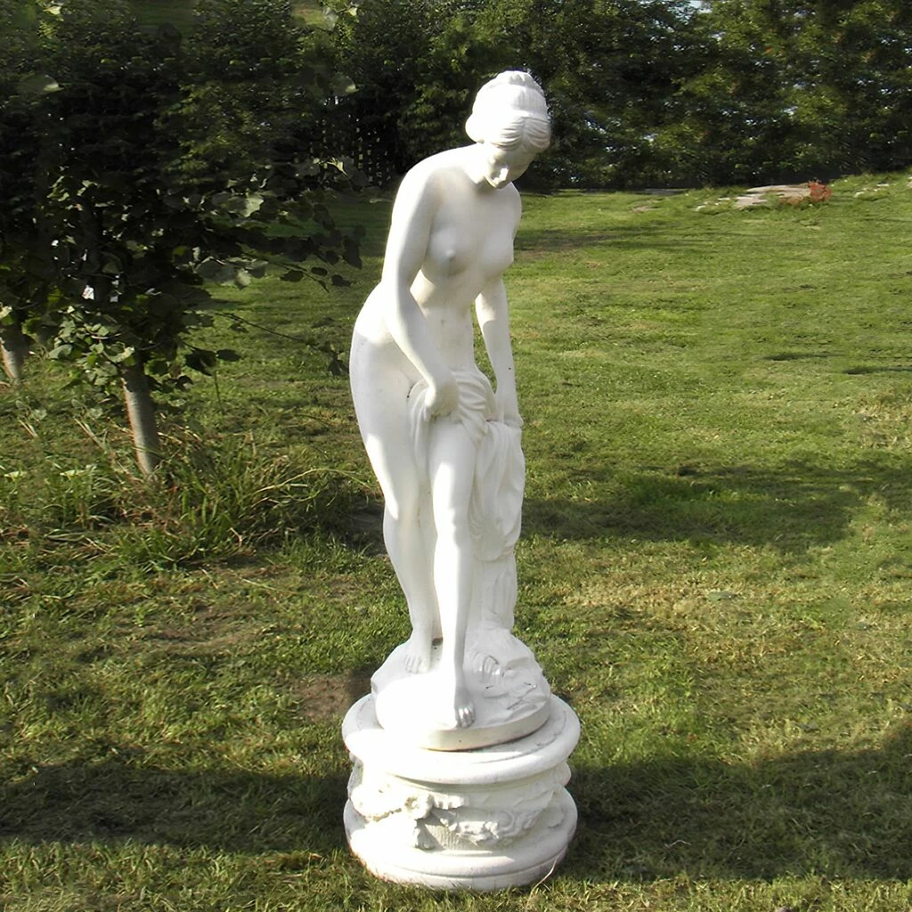 Steinguss Aktfigur - Reizvolle Frauenskulptur Für Den Garten - Alisa 5 Steinguss Aktfigur - Reizvolle Frauenskulptur Für Den Garten - Alisa – Bild 3