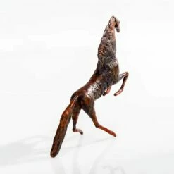 Stilistische Bronze Pferdeskulptur - Limitierte Rostoptik - Steigender Hengst 9 Stilistische Bronze Pferdeskulptur - Limitierte Rostoptik - Steigender Hengst -Outlet GARTENTRAUM Store stilistische bronze pferdeskulptur limitierte rostoptik steigender hengst4