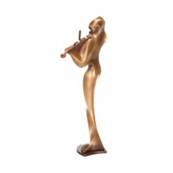Stilistische Designerstatue Limitiert - Geigerin Aus Bronze - Armonia -Outlet GARTENTRAUM Store stilistische designerstatue limitiert geigerin aus bronze armonia4