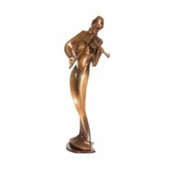 Stilistische Designerstatue Limitiert - Geigerin Aus Bronze - Armonia -Outlet GARTENTRAUM Store stilistische designerstatue limitiert geigerin aus bronze armonia5
