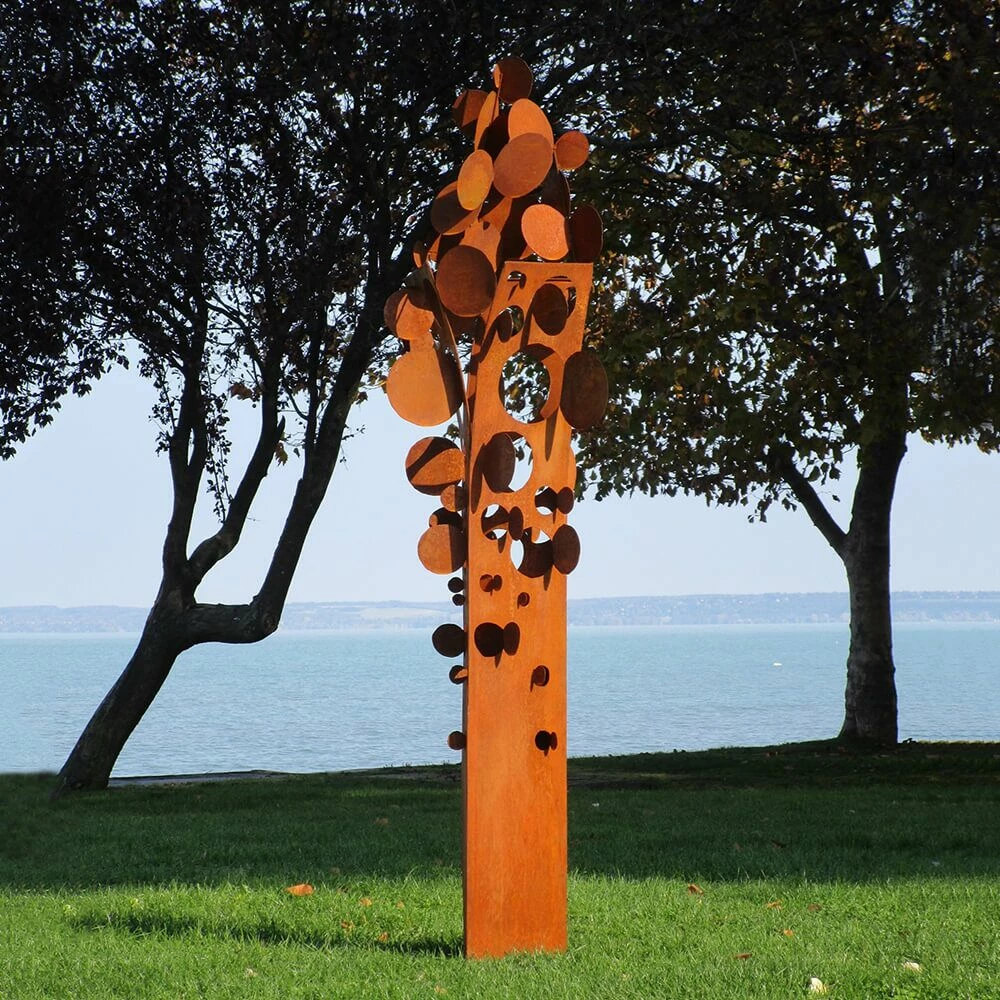 Stilvolle Gartenplastik Aus Rost Oder Glänzend - Zeitlos - Monnaie 4 Stilvolle Gartenplastik Aus Rost Oder Glänzend - Zeitlos - Monnaie – Bild 2