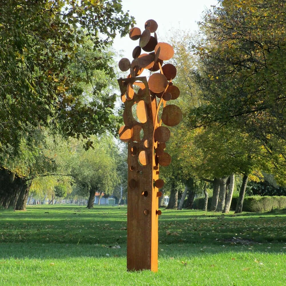 Stilvolle Gartenplastik Aus Rost Oder Glänzend - Zeitlos - Monnaie 5 Stilvolle Gartenplastik Aus Rost Oder Glänzend - Zeitlos - Monnaie – Bild 3