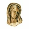 Stilvolles Bronze Garten Wandrelief Einer Madonna - Madonna Onana