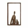 Stilvolles Bronze Wandrelief Mit Bilderrahmen - Pour Moi Deux