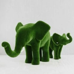 Topiary Elefant - Gartenskulptur Grün - GFK & Kunstrasen - Taru -Outlet GARTENTRAUM Store topiary elefant gartenskulptur gruen gfk kunstrasen taru6
