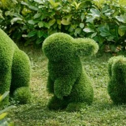 Topiary Gartenfigur Hase - GFK & Kunstrasen - Grün - Klopfer