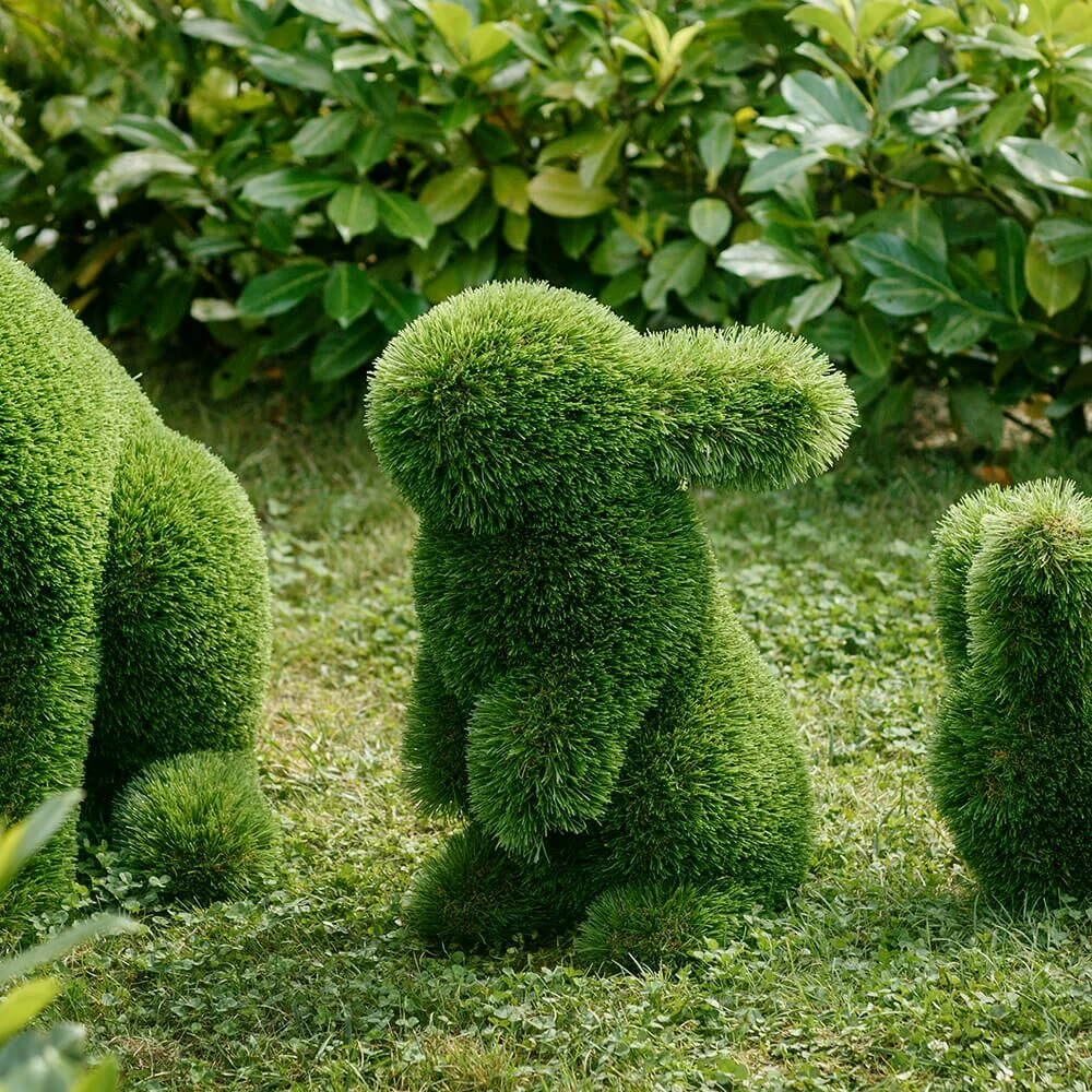 Topiary Gartenfigur Hase - GFK & Kunstrasen - Grün - Klopfer 3 Topiary Gartenfigur Hase - GFK & Kunstrasen - Grün - Klopfer