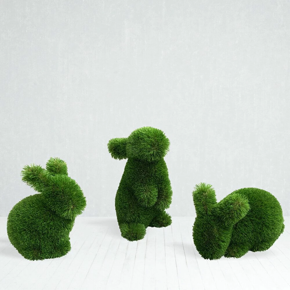 Topiary Gartenfigur Hase - GFK & Kunstrasen - Grün - Klopfer 10 Topiary Gartenfigur Hase - GFK & Kunstrasen - Grün - Klopfer – Bild 8