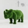 Topiary Nashorn Gartenfigur - GFK & Kunstrasen - Grün - Abiola