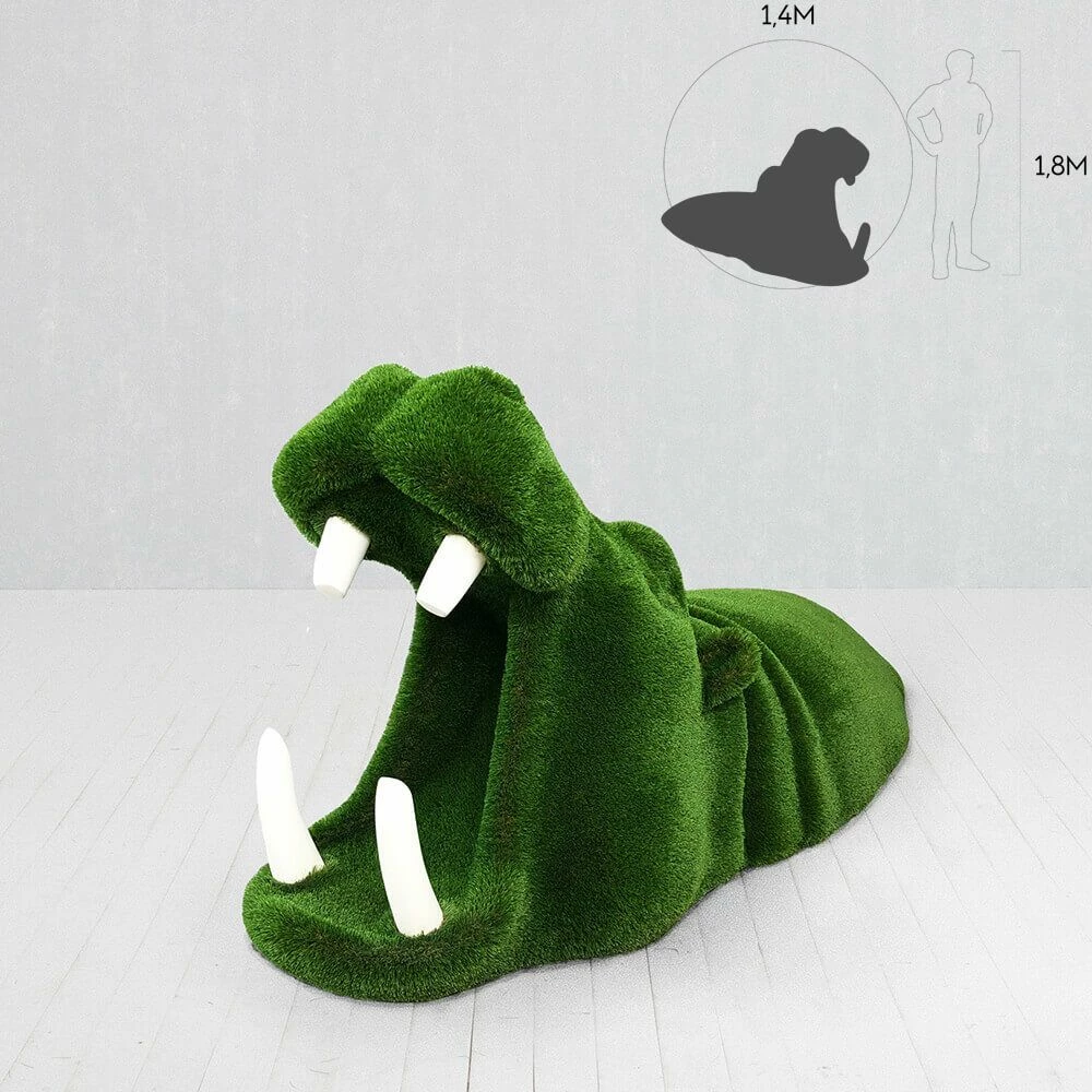 Topiary Nilpferd Im Wasser - Gartenfigur Aus Kunststoff - Nils 3 Topiary Nilpferd Im Wasser - Gartenfigur Aus Kunststoff - Nils