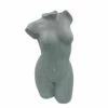 Torso Frau In Zement-Optik Aus Polystone - Donna