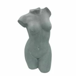 Torso Frau In Zement-Optik Aus Polystone - Donna