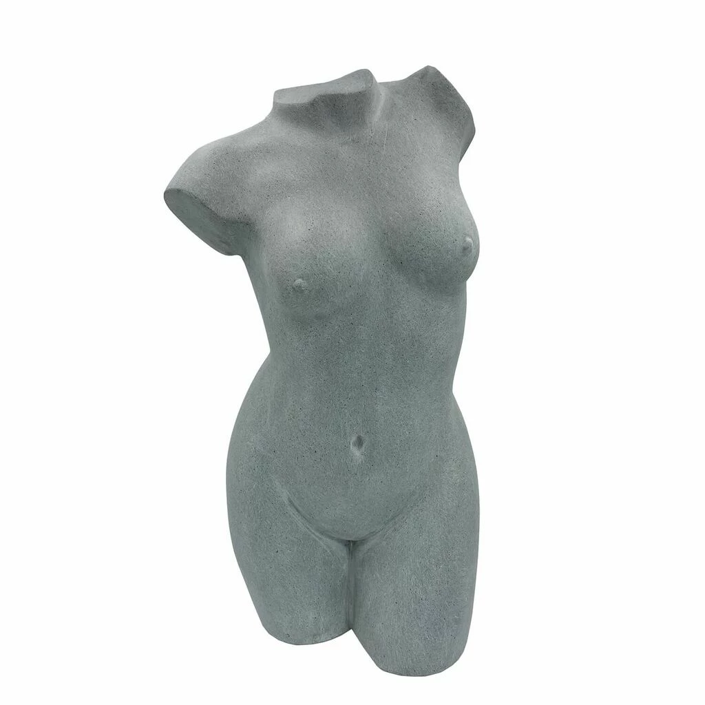 Torso Frau In Zement-Optik Aus Polystone - Donna 3 Torso Frau In Zement-Optik Aus Polystone - Donna