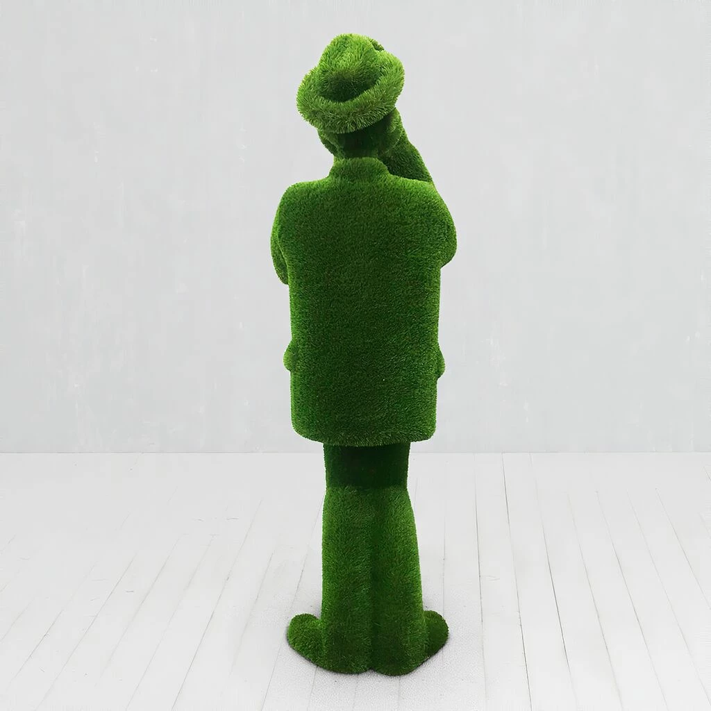 Trompetenspieler Topiary - Große Musiker Gartenfigur - Peter 5 Trompetenspieler Topiary - Große Musiker Gartenfigur - Peter – Bild 3