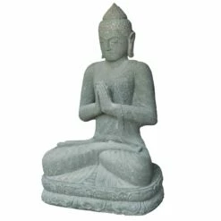 Unikat Betende Buddha Statue Aus Naturstein - Dashirwa -Outlet GARTENTRAUM Store unikat betende buddha statue aus naturstein dashirwa4