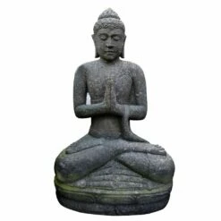 Unikat Betende Buddha Statue Aus Naturstein - Dashirwa -Outlet GARTENTRAUM Store unikat betende buddha statue aus naturstein dashirwa5