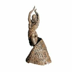 Unikat Bronze Gartenstatue Akt Mit Blätterumhang - Mother Earth Dancing -Outlet GARTENTRAUM Store unikat bronze gartenstatue akt mit blaetterumhang mother earth dancing3