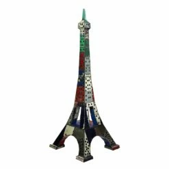 Upcycling Figur Eiffelturm Aus Recycelten Ölfässern - Pop Art Stil - Eiffelturm