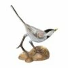 Vogel Gartenskulptur Mit Patina Aus Bronzeguss - Bachstelze