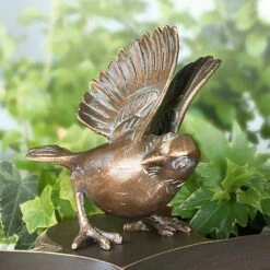 Vogelfiguren Set Aus 5 Bronzeskulpturen - Spatzen 13 Vogelfiguren Set Aus 5 Bronzeskulpturen - Spatzen -Outlet GARTENTRAUM Store vogelfiguren set aus 5 bronzeskulpturen spatzen5