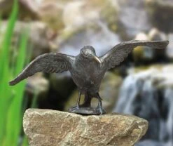 Vogelskulpturen Set Mit 3 Rabenvögeln Aus Bronze - Raben Set -Outlet GARTENTRAUM Store vogelskulpturen set mit 3 rabenvoegeln aus bronze raben set3