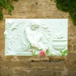 Wandrelief Für Den Garten Historisch Winter - Invierno