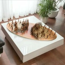 Wandrelief Menschenmenge - Bronzeskulptur Limitiert - Gendered Dialogue -Outlet GARTENTRAUM Store wandrelief menschenmenge bronzeskulptur limitiert gendered dialogue4