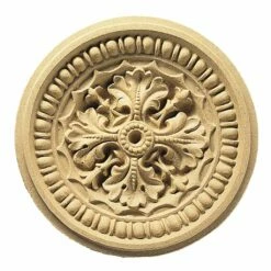 Wandrelief Rund Steinguss Gotisches Design - Gotisk