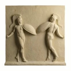 Wandrelief Steinguss Krieger Historisch - Corybantes