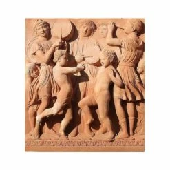 Wandrelief Tanzende Kinder Aus Terrakotta - Danza