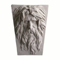 Wandrelief Wassergott Historisch Steinguss - River God