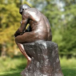 Wertvolle Bronze Figur - Der Denker Von Rodin -Outlet GARTENTRAUM Store wertvolle bronze figur der denker von rodin8