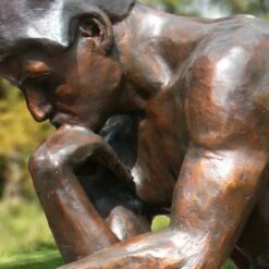 Wertvolle Bronze Figur - Der Denker Von Rodin -Outlet GARTENTRAUM Store wertvolle bronze figur der denker von rodin9