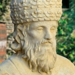 Wertvolle Stein Skulptur - Bischhof Urban I. -Outlet GARTENTRAUM Store wertvolle stein skulptur bischhof urban i3