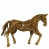 Wetterbeständige Garten Skulptur Aus Teak - Pferd - Arissa 1 Wetterbeständige Garten Skulptur Aus Teak - Pferd - Arissa -Outlet GARTENTRAUM Store wetterbestaendige garten skulptur aus teak pferd arissa