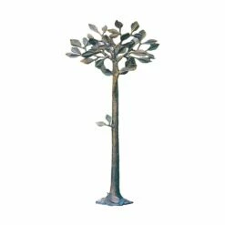 Wetterfeste Baumskulptur Aus Bronze Für Den Garten - Zefera